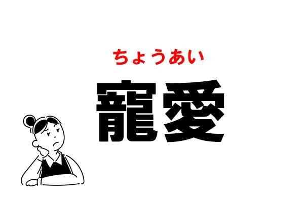 難読 なにあい 寵愛 の正しい読み方 21年10月29日 エキサイトニュース