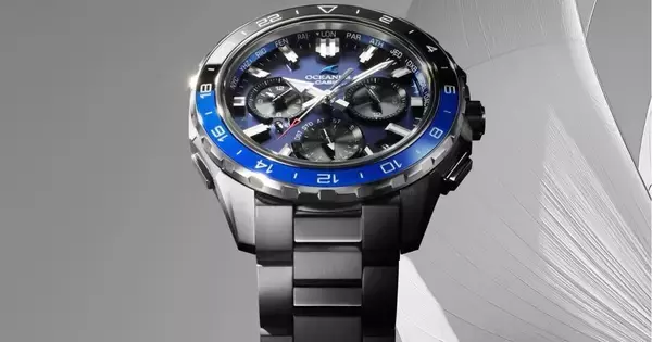 カシオ、世界各都市の時刻を一望できる「OCEANUS」の新モデル