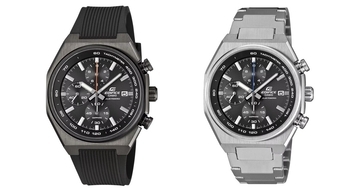 カシオ、「EDIFICE」から幅38.3mmの小型ソーラークロノグラフ「EFS-S660」
