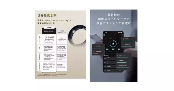 ドコモ、健康管理用スマートリング「SOXAI RING 2」発売