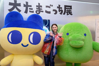 「大たまごっち展」開幕!「たまごっち系タレント」村重杏奈さんがオープニングセレモニーに登場