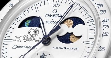 雪の日しか買えない時計 - スウォッチ「MISSION TO EARTHPHASE – MOONSHINE GOLD」は1本ごとに異なる雪の結晶