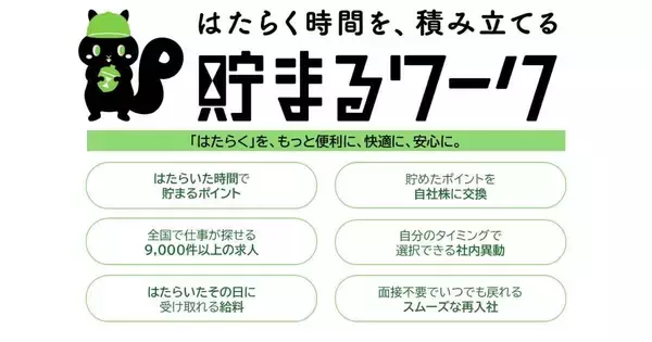 ＵＴグループ、製造人材の就業・キャリア形成を支援する「貯まるワーク」始動