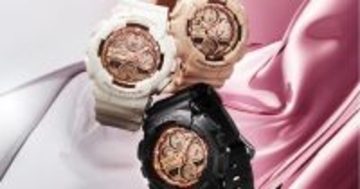 カシオ、ピンクゴールドダイアル採用のG-SHOCK「GMA-S140PG」3モデル