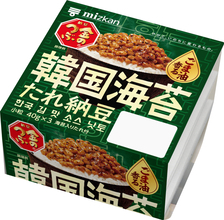 ミツカン、一部エリアで販売中の「金のつぶ ごま油香る韓国海苔たれ納豆」の販売エリアを全国に拡大