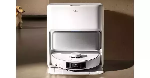 MOVA、図書館レベルの静かさで掃除するロボット掃除機「P50 Pro Ultra」
