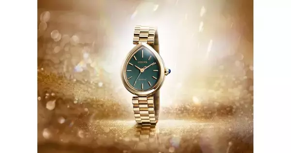 雫のようなケース、シチズン エルの新作「RAINELL」