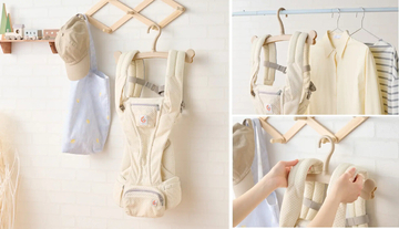 こんなの欲しかった! 赤ちゃん本舗、「抱っこひも専用ハンガー」を発売 ‐ 型崩れを防ぎながら収納　