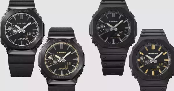カシオ、漆黒で上質さを表現した大人のG-SHOCK「LUXE BLACK」