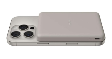 ベルキン、厚さ10.6mmのモバイルバッテリー　スマホの背面に磁力で固定してワイヤレスで充電