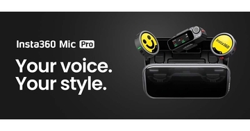 Insta360、デザインを変えられるワイヤレスマイク「Mic Pro」　送信機に録音用のストレージも内蔵