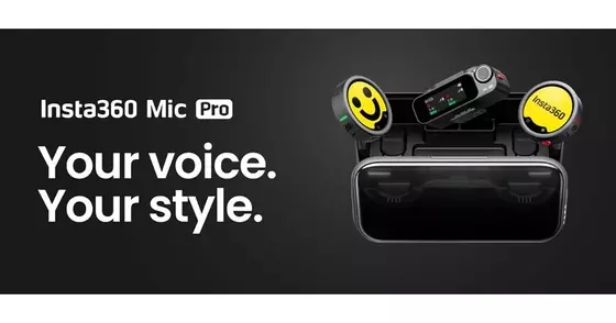 Insta360、デザインを変えられるワイヤレスマイク「Mic Pro」　送信機に録音用のストレージも内蔵
