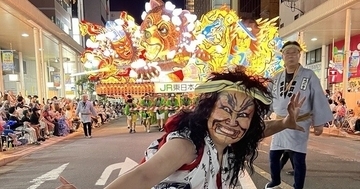 キンタロー。ねぶた祭扮装に「お子さんは泣いてました」 本場の研究所仕上げでメイクの完成度高まる