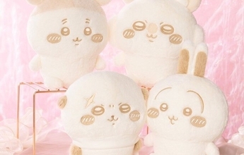 ちいかわ、ミルクいろのぬいパレット第二弾が登場! うさぎ・モモンガ・ラッコ・古本屋が登場
