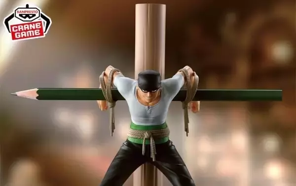 『ONE PIECE』ゾロ初登場シーンがフィギュア化! ペン立てとして実用性も◎ - 「鉛筆立てにされてて草」「無駄にクオリティ高い」の声も