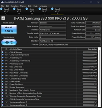 「CrystalDiskInfo 9.9.0」に偽サムスン製SSD検出機能搭載。FAKEラベルでわかりやすく