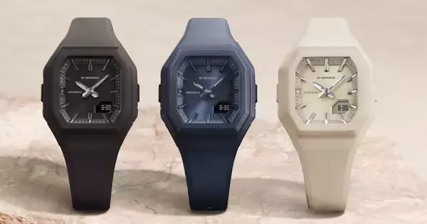 カシオ、小さく薄いG-SHOCK「GMA-S160」 - 3色展開で20,900円