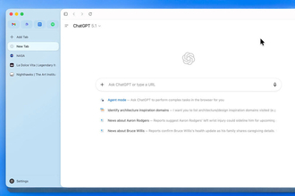 「ChatGPT Atlas」ブラウザに「垂直タブ」など9つの機能追加