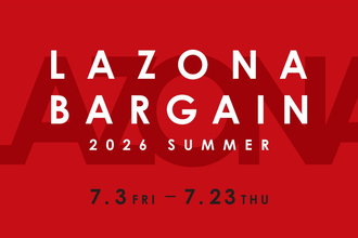開業20年のラゾーナ川崎が、最大70%オフの夏バーゲン「LAZONA BARGAIN」開催