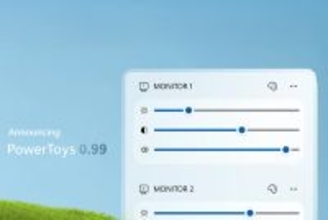 「PowerToys 0.99」公開、どこでもつかんでウィンドウ移動　モニター設定もトレイから