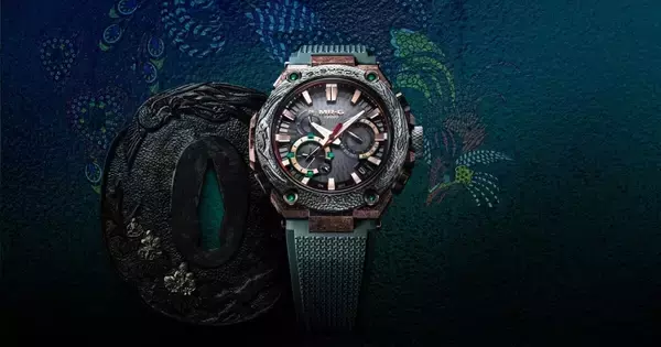 カシオ、彫金師が手掛けた刀の鐔モチーフのMR-G新作「MRG-B2000KT」