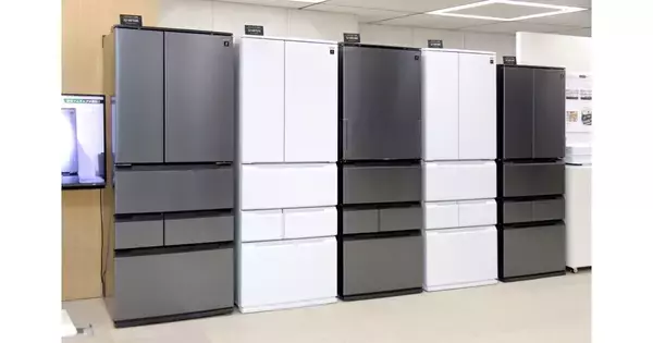 シャープの新型プラズマクラスター冷蔵庫「FiT63」、生成AI対応と薄型設計で進化