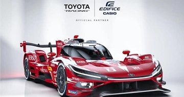 カシオ、TOYOTA RACINGとパートナー契約を締結- EDIFICEのロゴをマシンに掲出