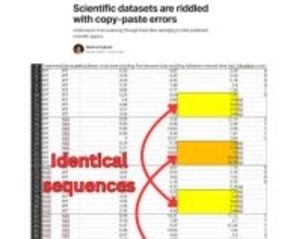 どんなに慎重に扱ってもミスは起こる、時には学術論文のデータセットであっても