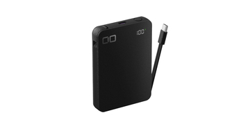 発火しにくい半固体系採用の薄型モバイルバッテリー、内蔵USB-C充電ケーブルは交換OK