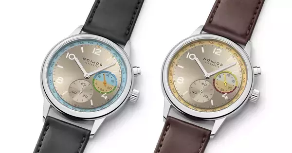 2つの旅色で描くノモスの新作「クラブスポーツ ネオマティック ワールドタイマー」