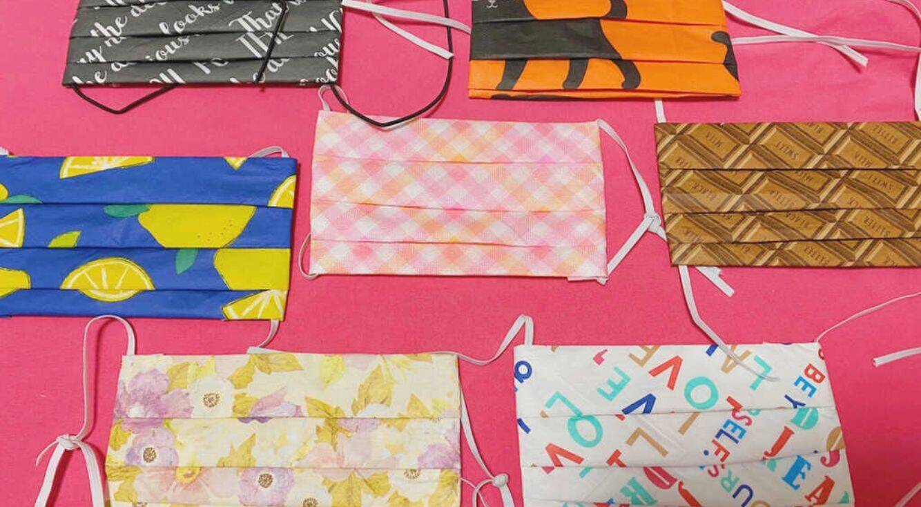 100均アイテムで超簡単 手作りマスクの作り方を紹介 大人も子供もok 年3月3日 エキサイトニュース