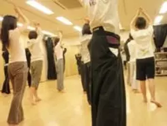 殺陣教室がひそかな人気を呼んでいる