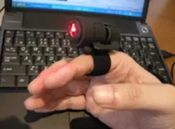 マウスを指にはめて使ってみませんか？