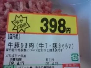 「合びき肉」の割合、牛と豚はどのくらい？
