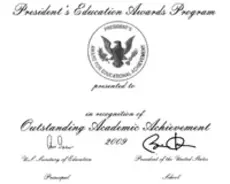 「オバマ大統領からの賞状」が子どもたちに人気