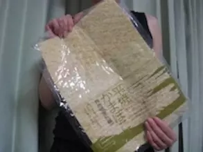 インパクト大なシート状かまぼこ