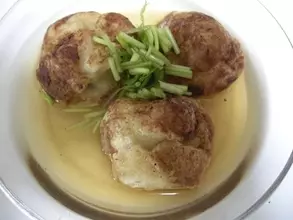 残暑の大阪で冷たいたこ焼きを