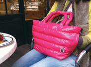 ダウンジャケットみたいなトートバッグ