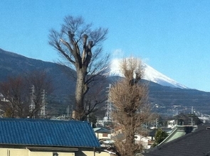 新幹線で撮った「残念な富士山」を集める原田専門家と残念な写真鑑賞