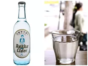 シャンパン風味の、やさしい炭酸水「六甲サイダー」を飲んでみた