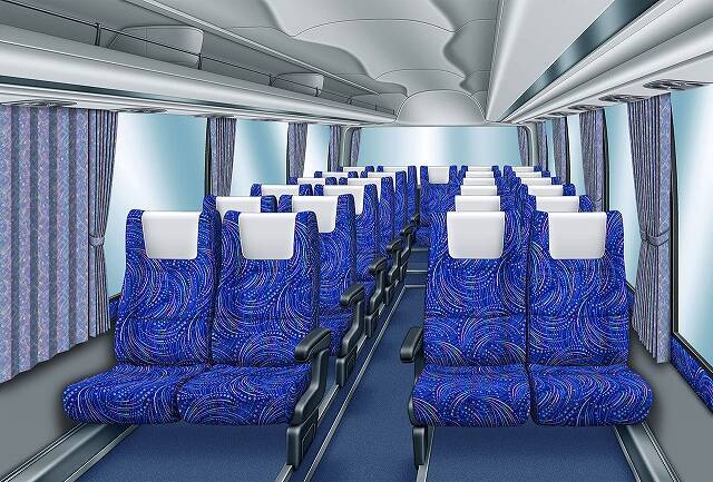 バスの座席シートに青色のデザインが多い理由
