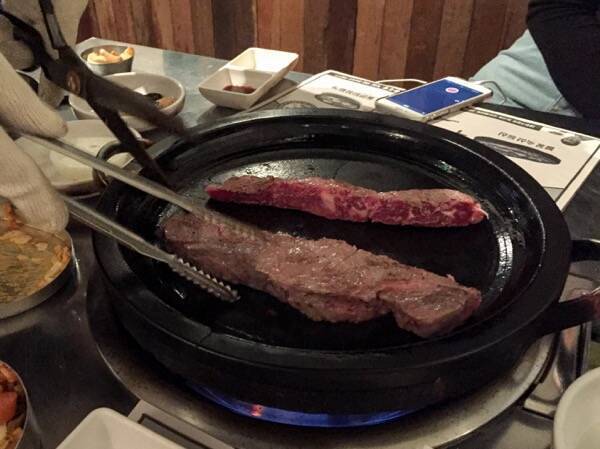 「ファイヤー焼肉」を食べに日帰りで韓国へ行く