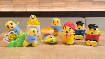 マクドナルドにハッピーセット「ふなっしー」登場 再現度高いシュールな動き