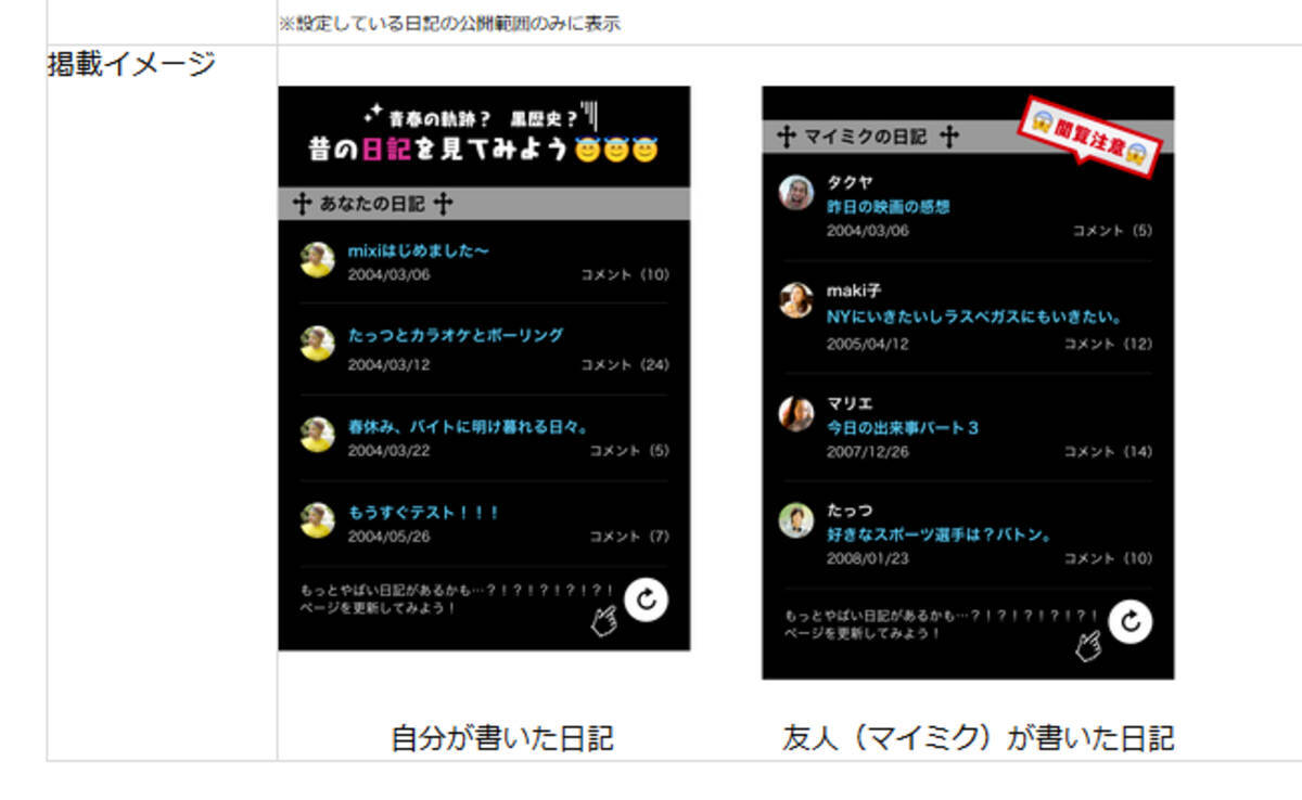 Mixiが10年前の日記を掘り返す企画を実施 黒歴史を晒される と悲鳴があがる エキサイトニュース