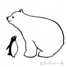 人気イラストレーターのペンギンがキュートないきものと共演！「坂崎千春展 ペンギン百態II」