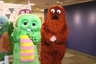 「ガチャピン・ムック」生誕45周年！　歴史を振り返る展示会がグッとくる