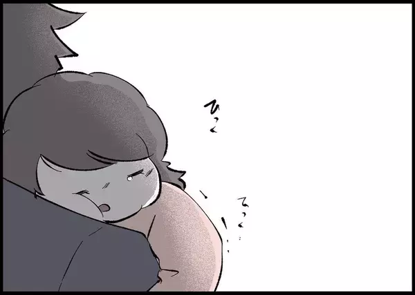 「【漫画】夫は夜中にぐずついた娘を抱っこして寝かしつけていた 【僕と帰ってこない妻 Vol.475】」の画像