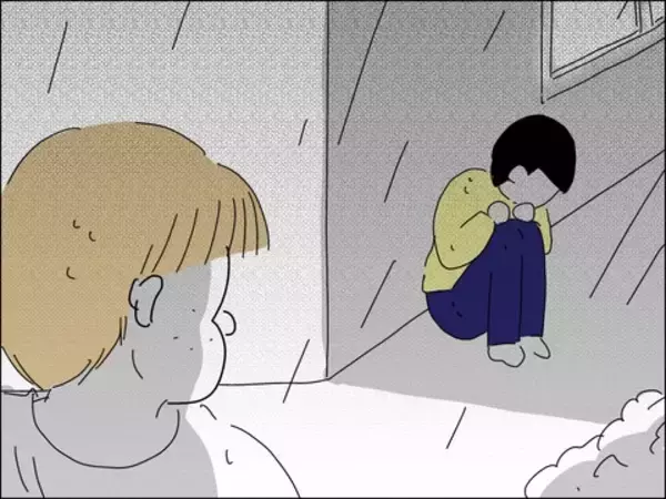 「歳下夫が息子を発見！ 声を掛けると息子が悲しいことを言って…」の画像