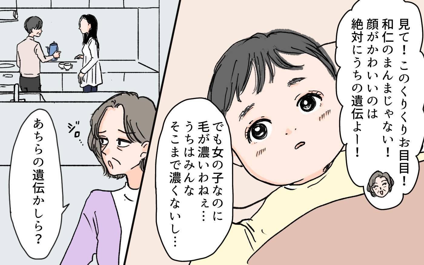 「うちの血筋なら男の子のはずなのに」孫の性別まで嫁のせい？ 非常識な義母の主張に怒りが爆発！【漫画】