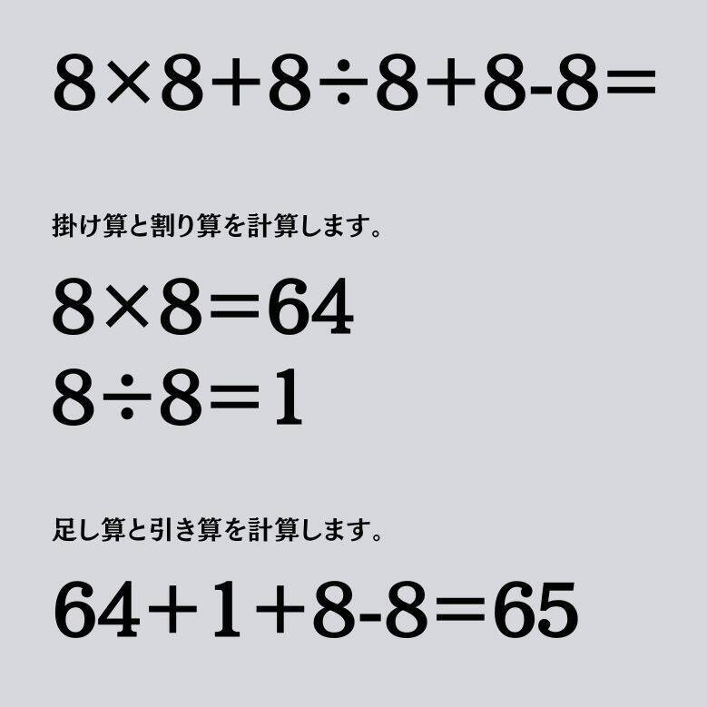 大人ならわかる？ 小学校の「算数」問題＜Vol.1988＞